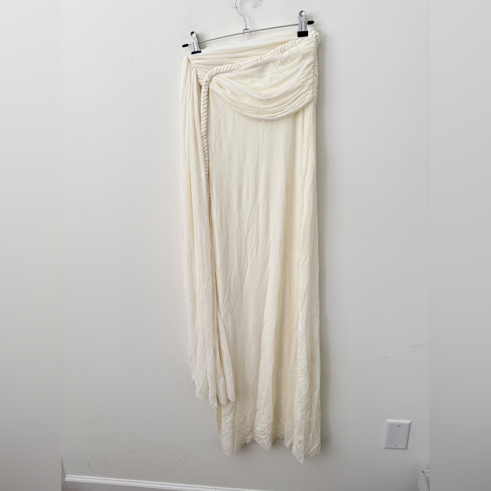 NWT DEME BY GABRIELLA Alyssa Top And Skirt Set in Off White Size Small - Picture 5 of 8